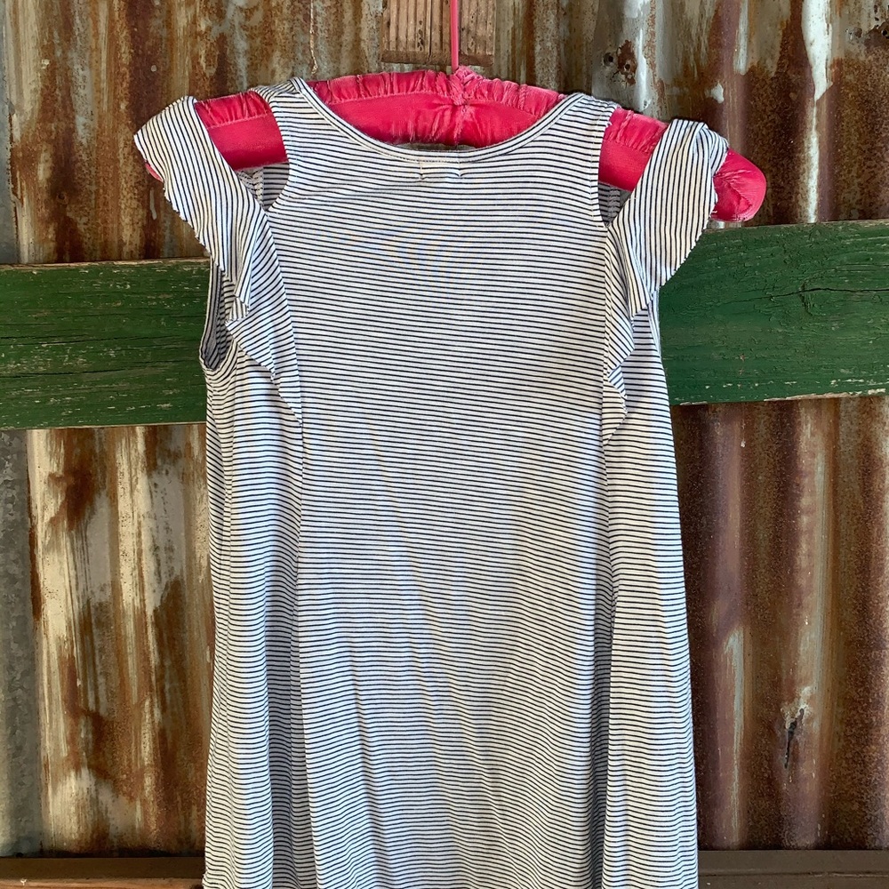 striped off the shoulder shirt